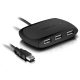  Speedlink Snappy 4 portos USB 2.0 Hub fekete (SL-140011-BK) 
