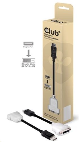  CLUB3D Displayport - DVI-D passzív adapter (CAC-1000) 