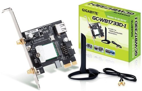  Gigabyte GC-WB1733D-I vezeték nélküli PCIExpress hálózati kártya 