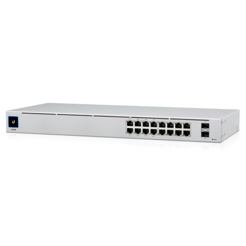  Ubiquiti USW-16-POE Gigabit UniFi Gen 2 Switch szürke 