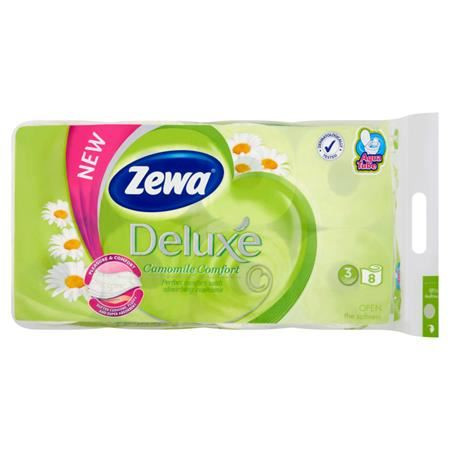  Zewa Deluxe toalettpapír 8 tekercses kamilla (40865) 