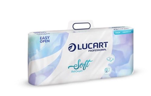  Lucart Soft toalettpapír kistekercses 10db fehér (811C09) 