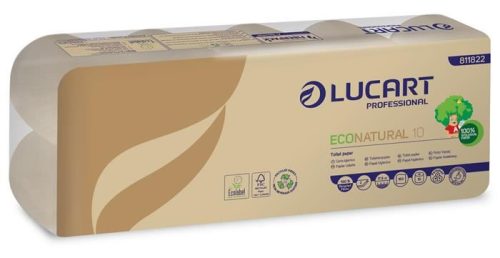  Lucart Eco Natural 10 toalettpapír kistekercses 19,8m (811822B) 