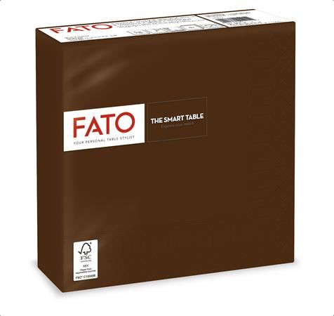  Fato Smart Table szalvéta 33x33cm (50 db/csomag) csokoládé barna  (82622400) 