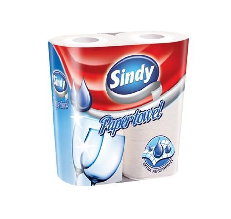  Sindy háztartási papírtörlő 2 rétegű, 2 tekercses (KKC2002017) 
