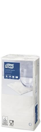  Tork Advanced szalvéta 1/4 hajtogatott 2 rétegű 24x24cm fehér  (477534) 