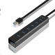 Axagon HUE-SA7BP 7 portos USB 3.0 hub gyorstöltéssel fekete 
