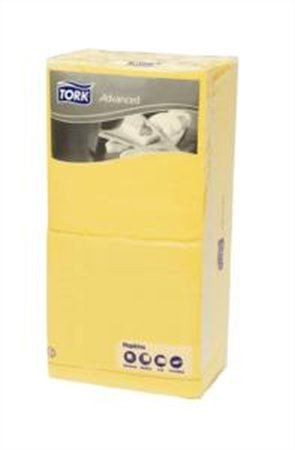  Tork Advanced szalvéta 1/4 hajtogatott, 2 rétegű 33x33cm sárga  (477841) 