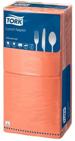  Tork Advanced szalvéta 1/4 hajtogatott, 2 rétegű 33x33cm terrakotta  (477216) 