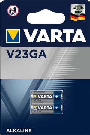  Varta V23GA/A23/MN21 alkáli riasztóelem (2db/csomag)  (4223101402) 