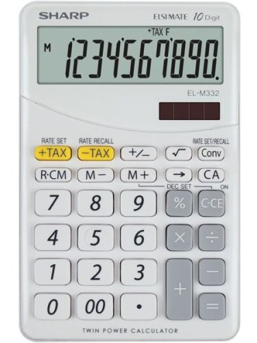  Sharp EL-M332 számológép fehér 