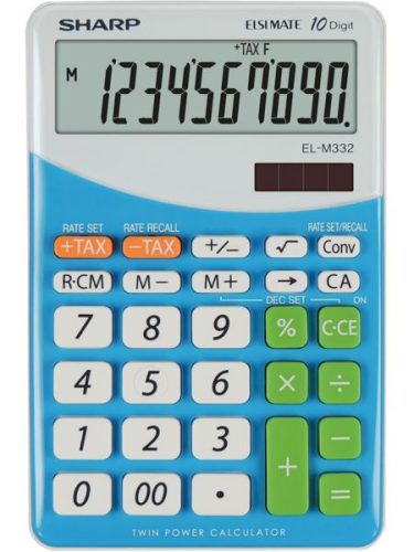 Sharp EL-M332 számológép kék 