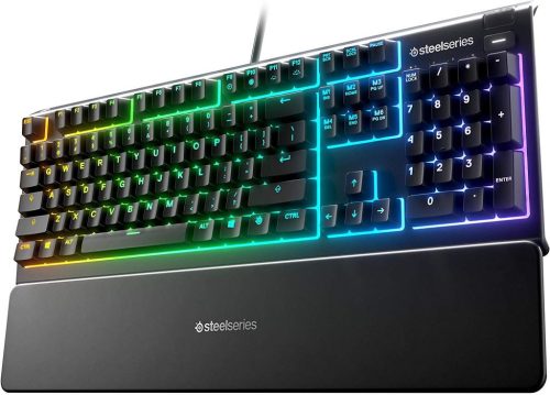  Steelseries Apex 3 UK gamer billentyűzet fekete (64810) 