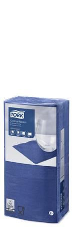  Tork Advanced szalvéta 1/4 hajtogatott, 2 rétegű 24x24cm (200 db/csomag) kék  (477825) 