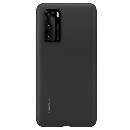  Huawei P40 szilikon hátlaptok fekete (51993719) 