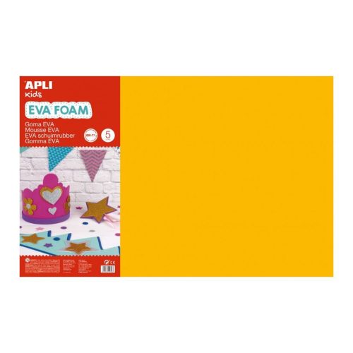  Apli "EVA foam" moosgumi 400x600mm narancssárga (12758) 