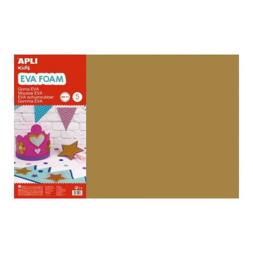  Apli "EVA foam" moosgumi 400x600mm barna (12766) 