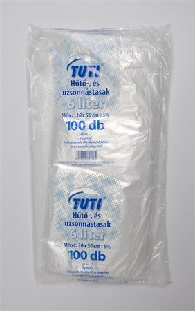  Hűtő és uzsonnástasak 6 l "Tuti" (100 db/csomag) 