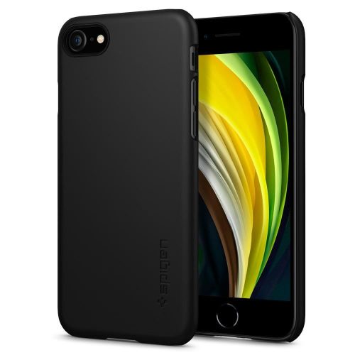  Spigen Thin Fit Apple iPhone SE(2020)/8/7 hátlaptok fekete (ACS00940) 