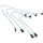  SuperMicro SATA kábel szett 4db 20-30-40-60 cm (CBL-0186L) 