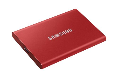  2TB Samsung T7 külső SSD meghajtó piros (MU-PC2T0R) 