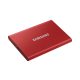  2TB Samsung T7 külső SSD meghajtó piros (MU-PC2T0R) 