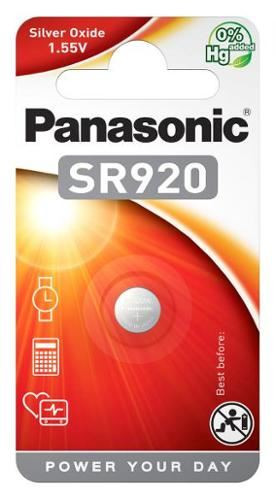  Panasonic SR-920EL/1B ezüst-oxid óraelem (1 db / bliszter) 