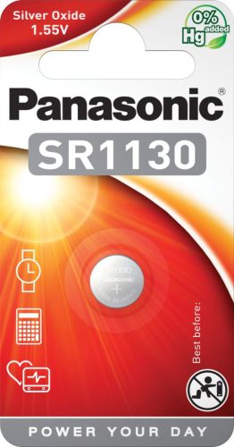  Panasonic SR-1130EL/1B ezüst-oxid óraelem (1 db / bliszter) 