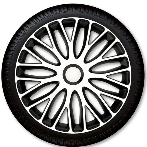  Argo 14"-os Mugello dísztárcsa szett fehér-fekete (4db) (ARG14MUGELLOWB) 