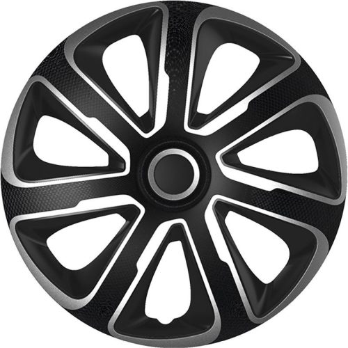  Argo 15"-os Livorno Carbon dísztárcsa szett ezüst-fekete (4db) (ARG15LIVORNO-CSB) 