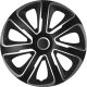  Argo 15"-os Livorno Carbon dísztárcsa szett ezüst-fekete (4db) (ARG15LIVORNO-CSB) 