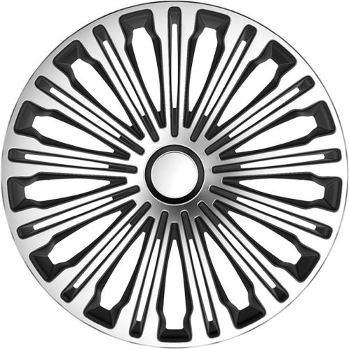  Argo 15"-os Volante dísztárcsa szett ezüst-fekete (4db) (ARG15VOLANTE-SB) 