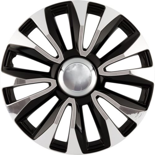  Argo 13"-os Avalon Chrome dísztárcsa szett fekete-ezüst (4db) (ARG13AVALONCHRB) 
