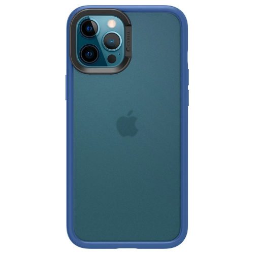  Spigen CYRILL Apple iPhone 12 Pro Max tok Color Brick Linen Blue - áttetsző-kék (ACS01647) 