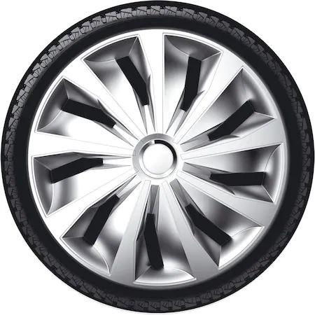  Argo 16"-os Grip Pro dísztárcsa szett ezüst-fekete (4db) (ARG16GRIP-P) 