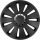 Argo 16"-os Silverstone Pro dísztárcsa szett fekete (4db) (ARG16SILST-PB) 