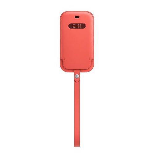 Apple MagSafe-rögzítésű bebújtatós iPhone 12 mini bőrtok pink citrus színű (mhmn3zm/a) 