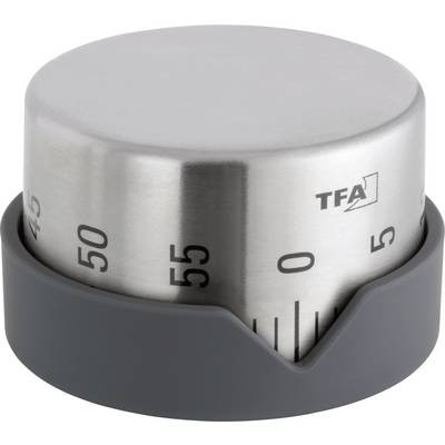  Mechanikus konyhai visszaszámláló óra, időzítő, O70x43 mm, TFA 38.1027.10 