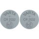  CR2032 lítium gombelem, 3 V, 230 mA, 2 db, Varta BR2032, DL2032, ECR2032, KCR2032, KL2032, KECR2032, LM2032 