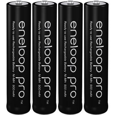  Mikroceruza akku AAA NiMH, 1,2V 900 mAh, 4 db, Panasonic Eneloop XX HR3, HR03, UO100557, DC2400, DC2400B4N, LR03 