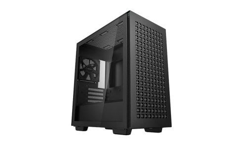  Deepcool CH370 táp nélküli ablakos Micro ATX ház fekete (R-CH370-BKNAM1-G-1) 