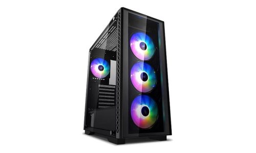  Deepcool MATREXX 50 ADD-RGB 4F táp nélküli ablakos ház fekete (DP-ATX-MATREXX50-AR-4F) 