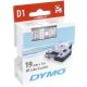  DYMO "D1" Feliratozógép szalag 19 mm x 7 m fehér-víztiszta (45810) 