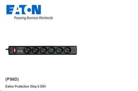  Eaton PS6D Protection Strip 6 DIN túlfeszültség-védő elosztó 