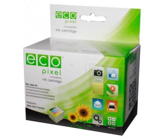  Ecopixel utángyártott EPSON T2621 - 26XL tintapatron fekete (C13T26214010FU) 