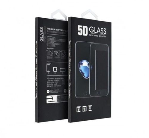  Utángyártott Apple iPhone 14 Pro 5D Full Glue hajlított tempered glass kijelzővédő üvegfólia fekete (68613) 