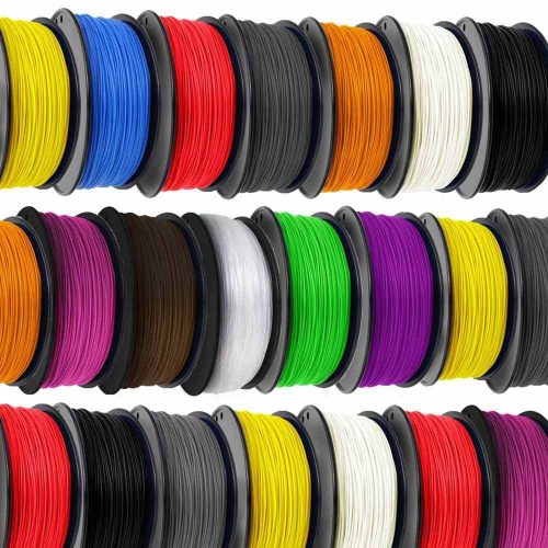  3D nyomtató filament 1,75 mm PLA fehér (3DFILAMENT175WH) 