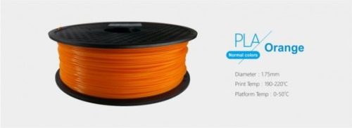  3D nyomtató filament 1,75 mm PLA narancssárga (3DFILAMENT175O) 