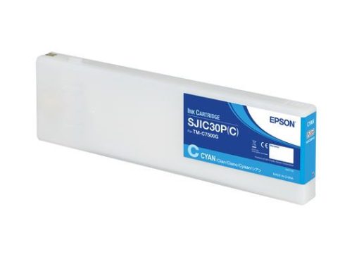  Epson SJIC30P(C) tintapatron ColorWorks C7500G címkenyomtatóhoz cián (C33S020640) 