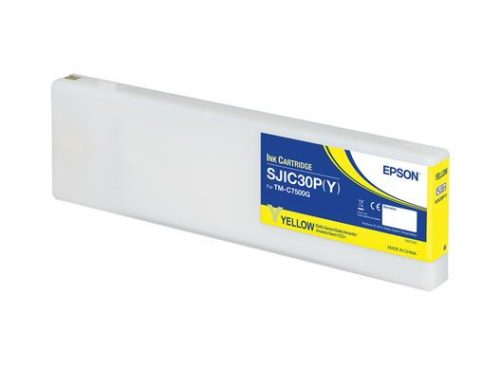  Epson SJIC30P(Y) tintapatron ColorWorks C7500G címkenyomtatóhoz sárga (C33S020642) 